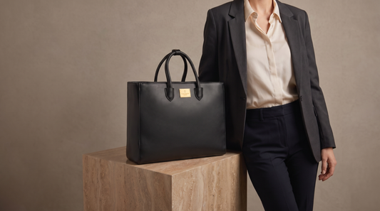 The Tiara Everyday Tote in Black: Versatile Style from Holborn Classic