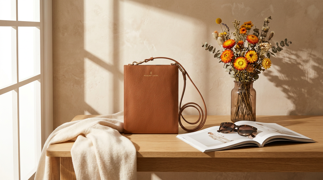Vertical Tote Brown: The Ultimate Vegan Leather Companion for Modern Women