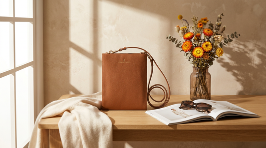 Vertical Tote Brown: The Ultimate Vegan Leather Companion for Modern Women