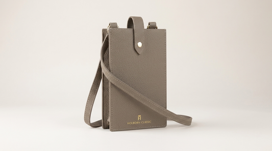 Bella Leather Phone Pouch in Grey: The Chic Everyday Essential Your Wardrobe Is Missing