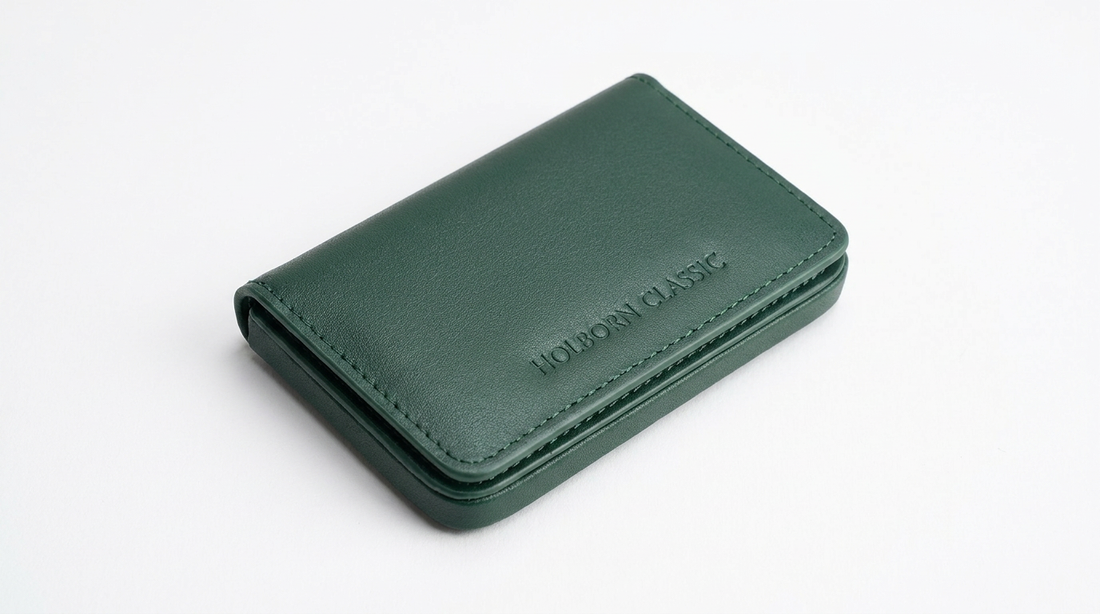 The MagSnap Easy Wallet in Bottle Green: Small Wallet, Big Style